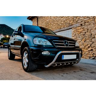 Predný ochranný rám WT004 (nerez) Mercedes ML W163 1997–2005 fotografia 1