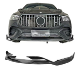 Mercedes GLE W167 2018– Predný nárazníkový lip spojler Lip (pre GLE53/AMG-Line 2023-2026, karbón) fotografia 1