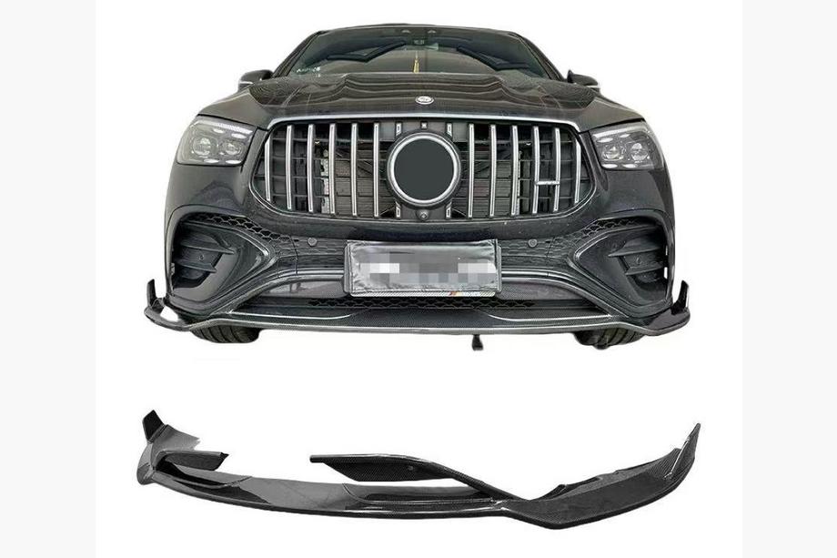 Mercedes GLE W167 2018– Predný nárazníkový lip spojler Lip (pre GLE53/AMG-Line 2023-2026, karbón) Image