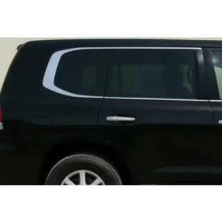 Kompletné lišty okolo okien Design 2025 (2008-2015, nerez) Lexus LX570/450d 2008–2022 fotografia 1