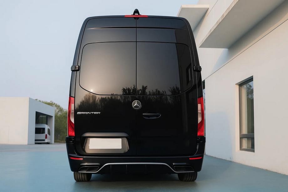 Mercedes Sprinter W907/W910 2018– Zadný nárazník AMG (pre štandardný rázvor, polypropylén) Image