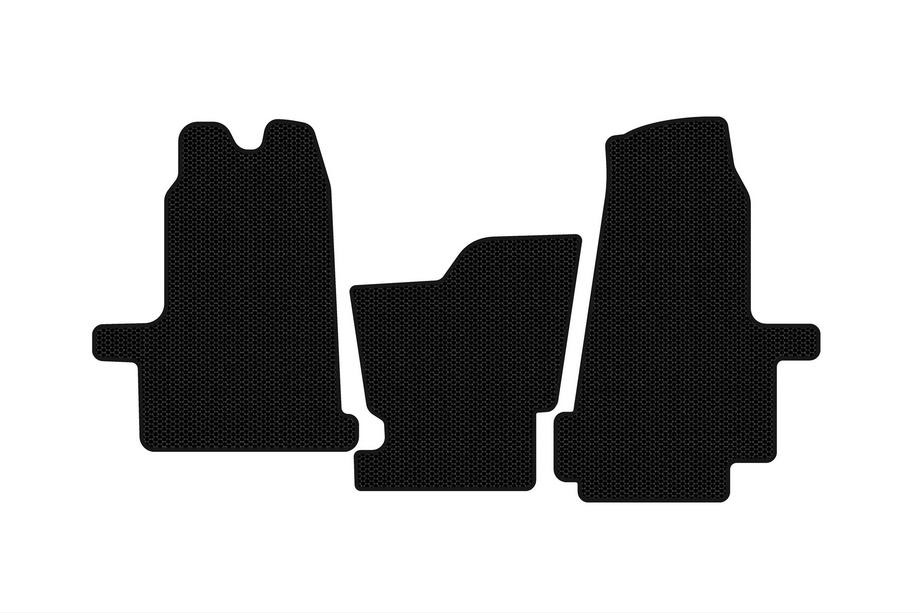 Ford Transit 2000–2014 Gumené koberčeky do interiéru Carsuit (2000-2006, automatická prevodovka, čierne) Fotografia 1