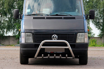 Volkswagen LT 1995–2006 Predný ochranný rám WT003 (nerez) 51 mm, bez nápisu fotografia 1
