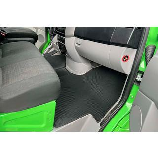 Gumené koberčeky do interiéru Carsuit V1 (Čierne) Mercedes Sprinter W906 2006–2018 fotografia 2