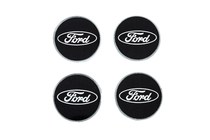 Ford Stredové krytky kolies 54,5/50 mm čierne (4 ks) fotografia 1