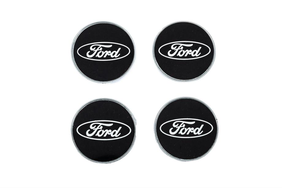 Ford Stredové krytky kolies 54,5/50 mm čierne (4 ks) Image
