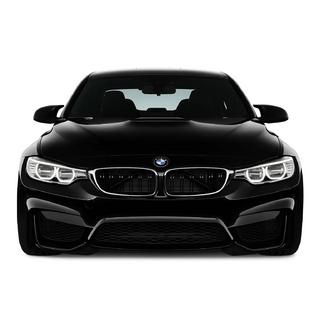 M-Look obličkové mriežky (pre F80, lesklá čierna s chrómovým lemom) BMW rad 3 F30/F31 2012–2019 fotografia 1