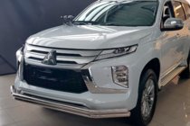 Mitsubishi Pajero Sport 2015– Predný ochranný rám F3-60 (2020+, nerez) fotografia 2