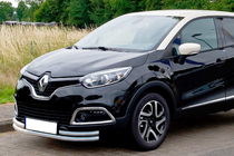 Renault Captur 2013–2019 Predný ochranný rám ST085 (nerez) fotografia 1