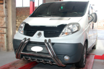 Renault Trafic 2001–2015 Kengurín F1-01 (nerez) fotografia 2