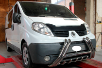 Renault Trafic 2001–2015 Kengurín F1-01 (nerez) fotografia 3