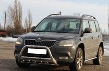 Skoda Yeti 2009–2017 Predný ochranný rám WT003 (nerez) fotografia 3
