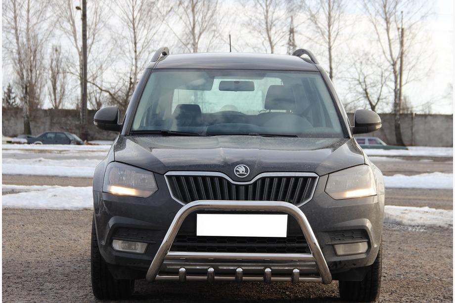 Skoda Yeti 2009–2017 Predný ochranný rám WT003 (nerez) Image