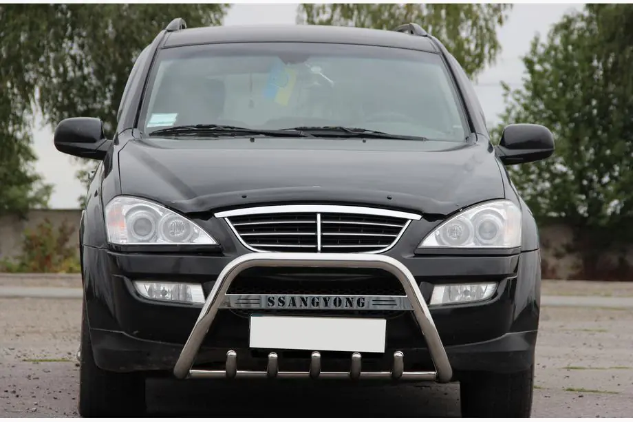 SsangYong Kyron 2005–2014 Predný ochranný rám WT004 (nerez) Image