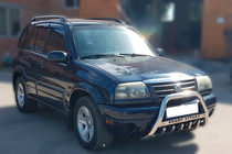 Suzuki Vitara 1998–2006 Predný ochranný rám WT004 (nerez) fotografia 2