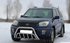 Toyota Rav 4 2001–2005 Predný ochranný rám WT002 (nerez) fotografia 3