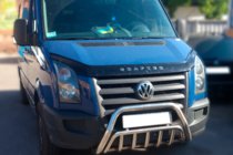 Volkswagen Crafter 2006–2016 Predný ochranný rám WT002 (nerez) fotografia 1