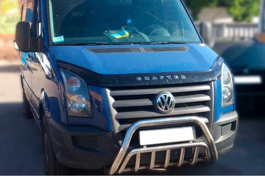 Volkswagen Crafter 2006–2016 Predný ochranný rám WT002 (nerez) Image