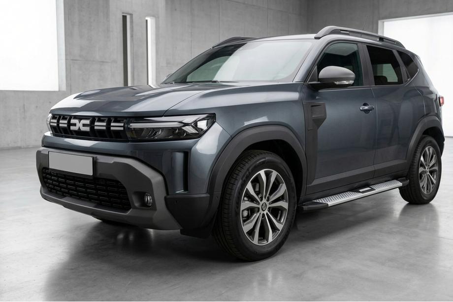 Dacia Duster 2024– Mevsim Grey bočné nášľapy (2 ks, hliník) Fotografia 1