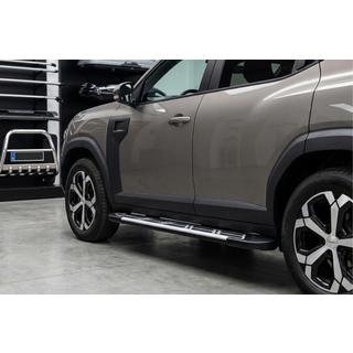 Bočné prahy Sunrise (2 ks, hliník) Dacia Duster 2024– fotografia 1