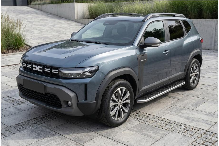 Dacia Duster 2024– Bočné prahy Fullmond (2 ks, hliník) Image