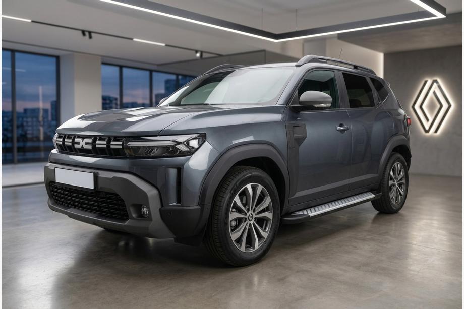 Dacia Duster 2024– Bočné nášľapy Allmond Grey (2 ks, hliník) Image
