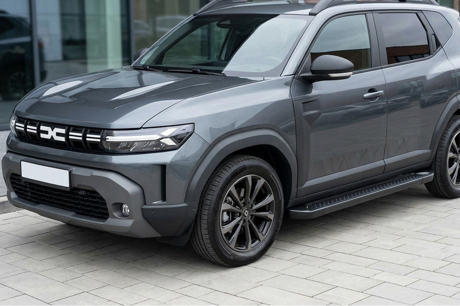 Renault Duster 2024– Bočné nášľapy Allmond Black (2 ks, hliník) Image