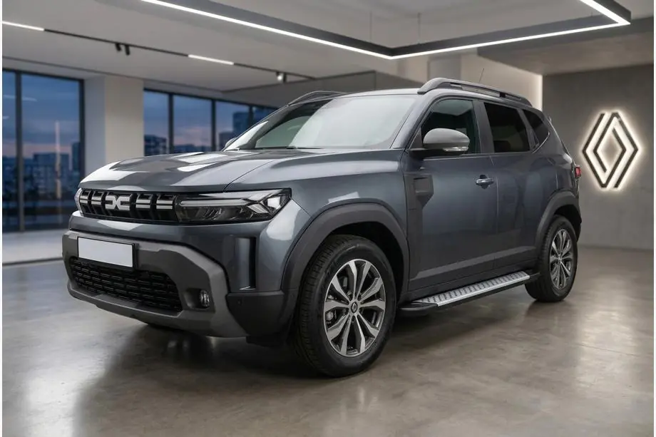 Renault Duster 2024– Bočné nášľapy Allmond Grey (2 ks, hliník) Image