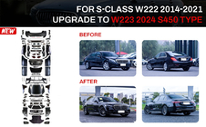 Mercedes S-class W222 2013–2022 Facelift kit pre W223 AMG Line (s kľučkami dverí a vložkami) fotografia 1