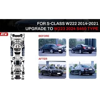 Facelift kit pre W223 AMG Line (s kľučkami dverí a vložkami)