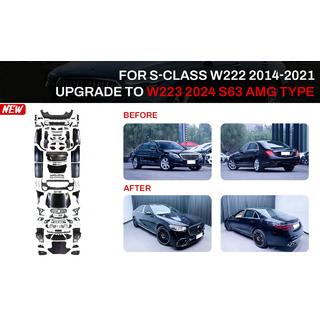 Facelift kit pre W223 S63 AMG (s kľučkami dverí a vložkami)
