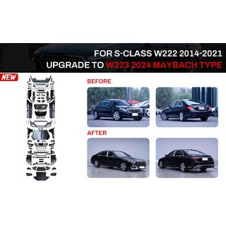Restylingový kit pre W223 Maybach (s kľučkami dverí a vložkami) fotografia 1