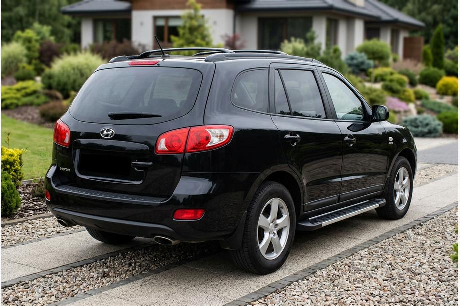 Hyundai Santa Fe 2 2006–2012 Bočné nášľapy RedLine V1 (2 ks, hliník) Image