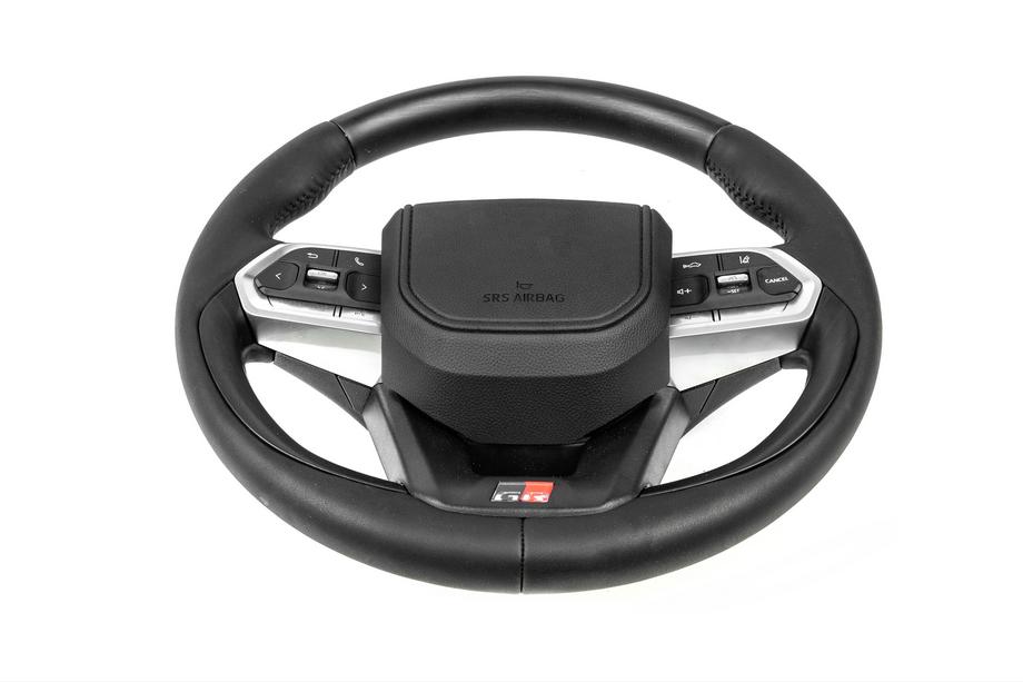 Toyota Land Cruiser 200 2007–2021 Vyhrievaný volant TLC300-dizajn (drevo) Fotografia 3