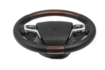Toyota Land Cruiser 200 2007–2021 Vyhrievaný volant (tmavé drevo) fotografia 4