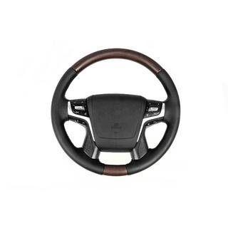 Vyhrievaný volant (tmavé drevo) Toyota Land Cruiser 200 2007–2021 fotografia 1