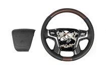 Toyota Land Cruiser Prado 150 2009–2023 Vyhrievaný volant (tmavé drevo) fotografia 6