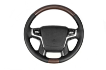 Toyota Land Cruiser Prado 150 2009–2023 Vyhrievaný volant (tmavé drevo) fotografia 1