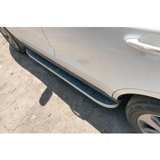 Bočné nášľapy Tayga Grey (2 ks, hliník) Hyundai Santa Fe 2 2006–2012 fotografia 4