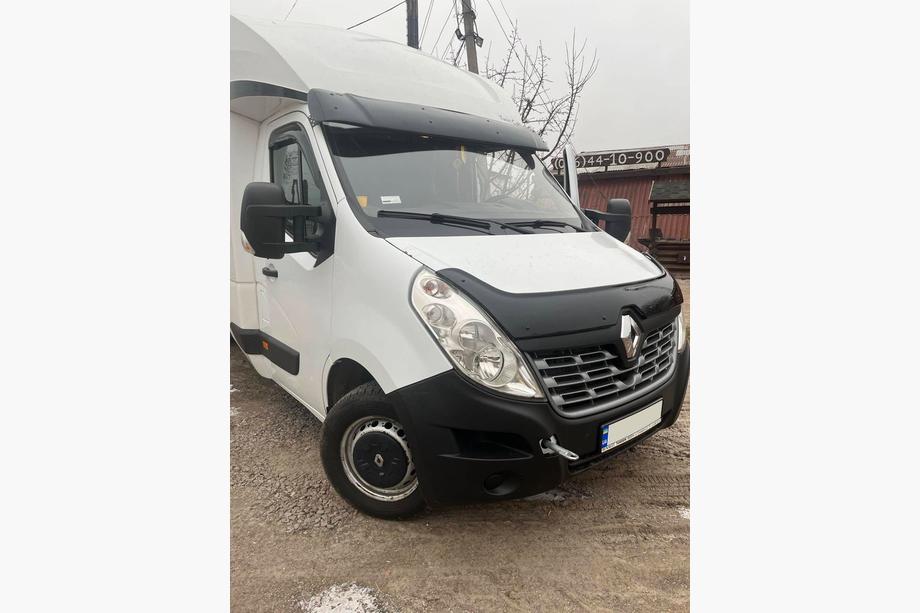 Nissan NV400 2010–2024 Slnečná clona na čelné sklo V1 (čierny lesk, 5 mm) Image