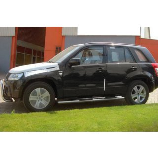 Bočné rúrky (2 ks, nerez) Suzuki Grand Vitara 2005–2017 fotografia 1