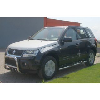 Bočné rúrky (2 ks, nerez) Suzuki Grand Vitara 2005–2017 fotografia 2