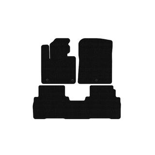Gumené koberce do interiéru Carsuit (7-miestne, čierne) Kia Sorento III UM 2014–2020 fotografia 1
