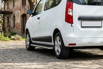 Renault Dokker 2013–2022 Bočné prahy Maydos V1 (2 ks, hliník ↗ nehrdzavejúca oceľ) fotografia 1