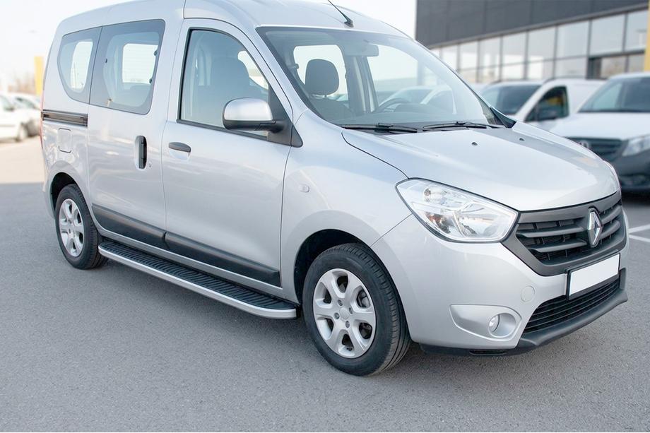 Renault Dokker 2013–2022 Bočné nášľapy Tayga Grey (2 ks, hliník) Image