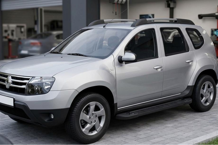 Dacia Duster 2008–2018 Bočné nášľapy RedLine Black (2 ks, hliník) Image