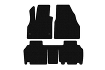 Renault Kangoo 2008–2020 Gumové rohože Carsuit (2 rady, 5-dverové/7-miestne, čierne) fotografia 1