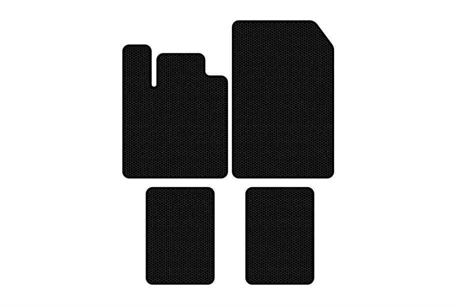 Renault Twingo 2007–2014 Gumové rohože Carsuit (Čierne) Image
