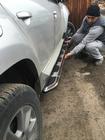 Renault Duster 2008–2017 Bočné prahy Vison (2 ks, hliník / nerez) fotografia 4