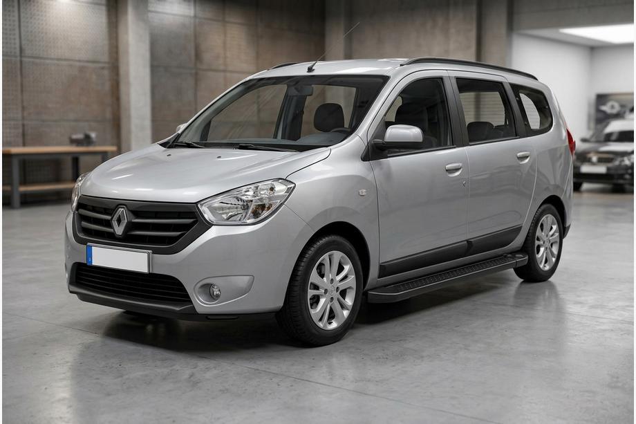 Dacia Lodgy 2012–2022 Bočné nášľapy Allmond Black (2 ks, hliník) Fotografia 1